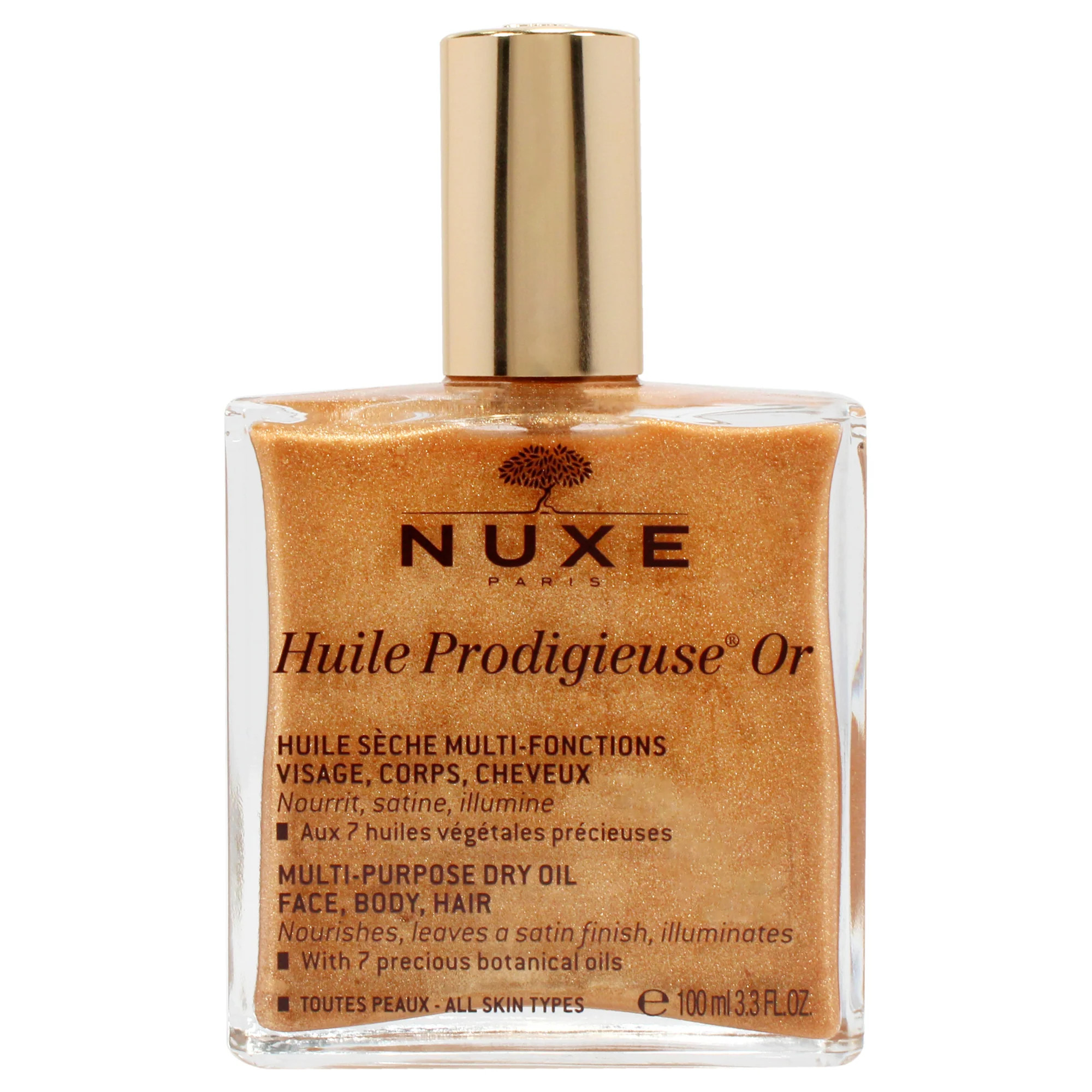 Huile Prodigieuse OR Multi-Purpose Dry Oil - Golden Shimmer by Nuxe for Unisex - 3.3 oz Oil | Shop Simon