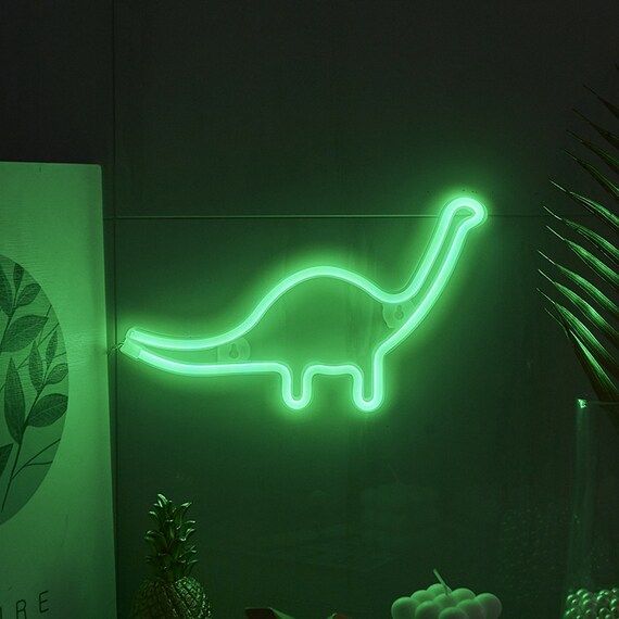 Dinosaur Neon Sign Green Dinosaur Neon Sign Dinosaur Neon | Etsy | Etsy (US)