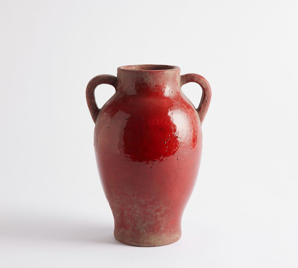 Handcrafted Corbel Glazed Vase | Pottery Barn (US)