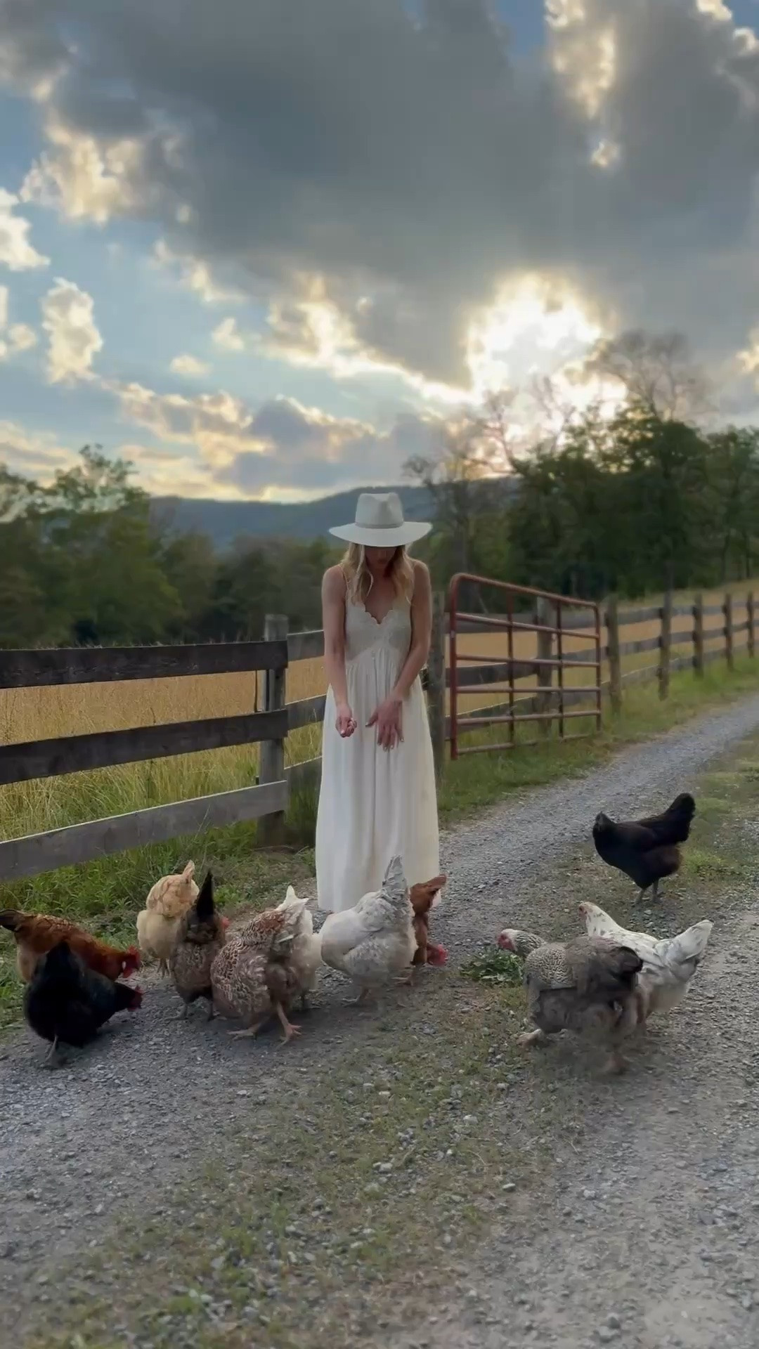 White summer dress, white straw hat, summer maxi dresses