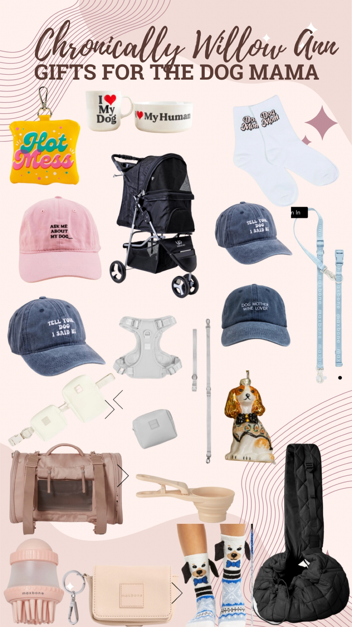 The best dog mama gifts ever. These are for any dog from small to large and their mom or dad who can’t bear to be apart from them. Dog carriers, stylish harnesses, cute hats, ornaments. So much fun! Gifts for the dog lover! Gifts for the dog mama, gifts for the dog dad, gifts for
Her, gifts for him, gifts for your dog or grand dog 

#LTKGiftGuide #LTKfamily #LTKSeasonal