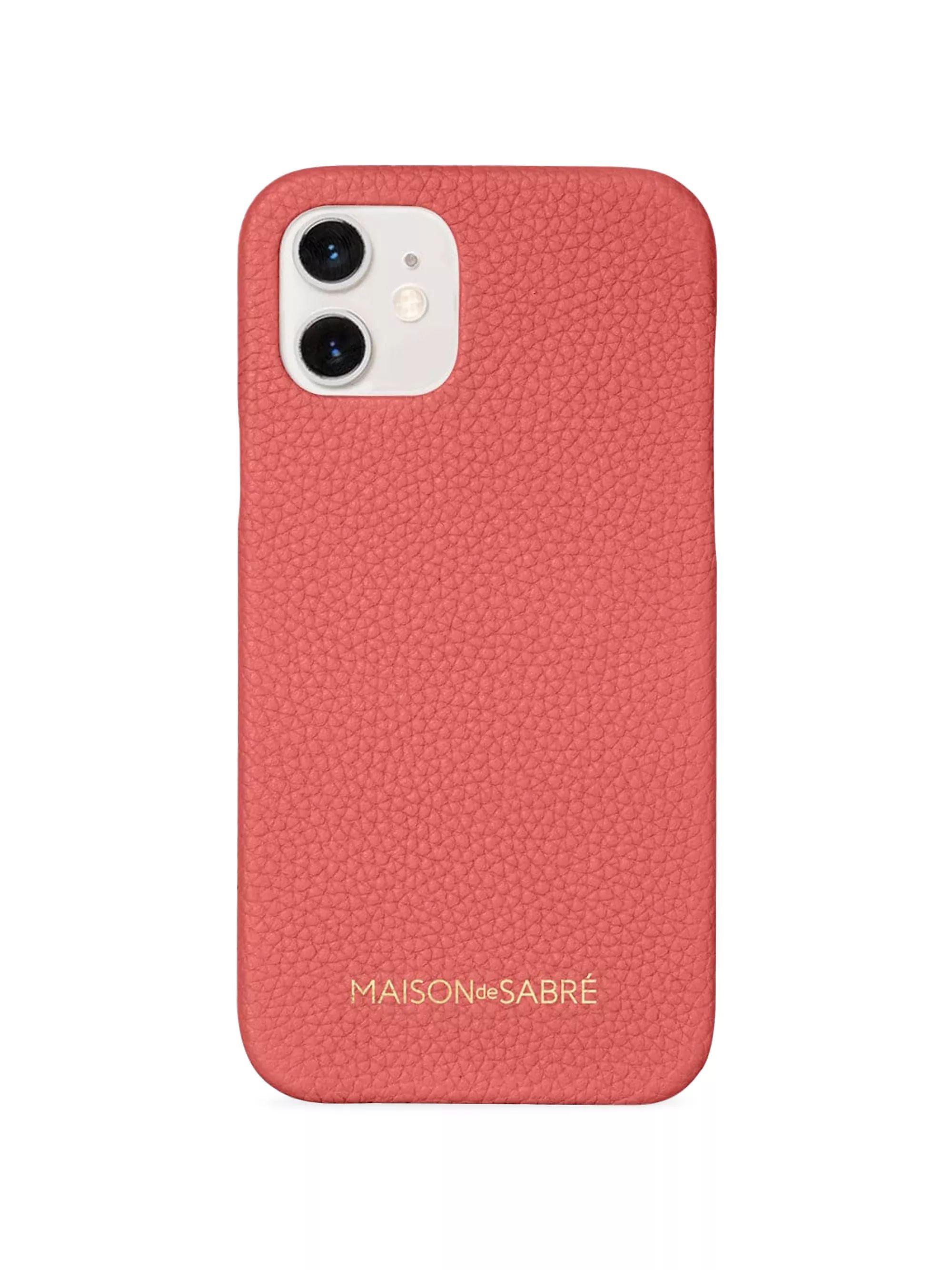 Leather Phone Case (iPhone 12 Mini) | Saks Fifth Avenue
