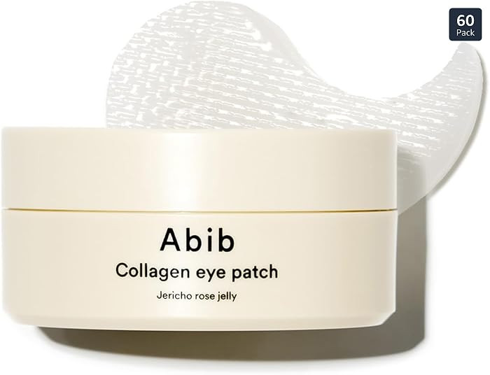 Abib Collagen Eye Patch Jericho Rose Jelly 60 Patches, Korean Under Eye Patches for Puffy Eyes an... | Amazon (US)