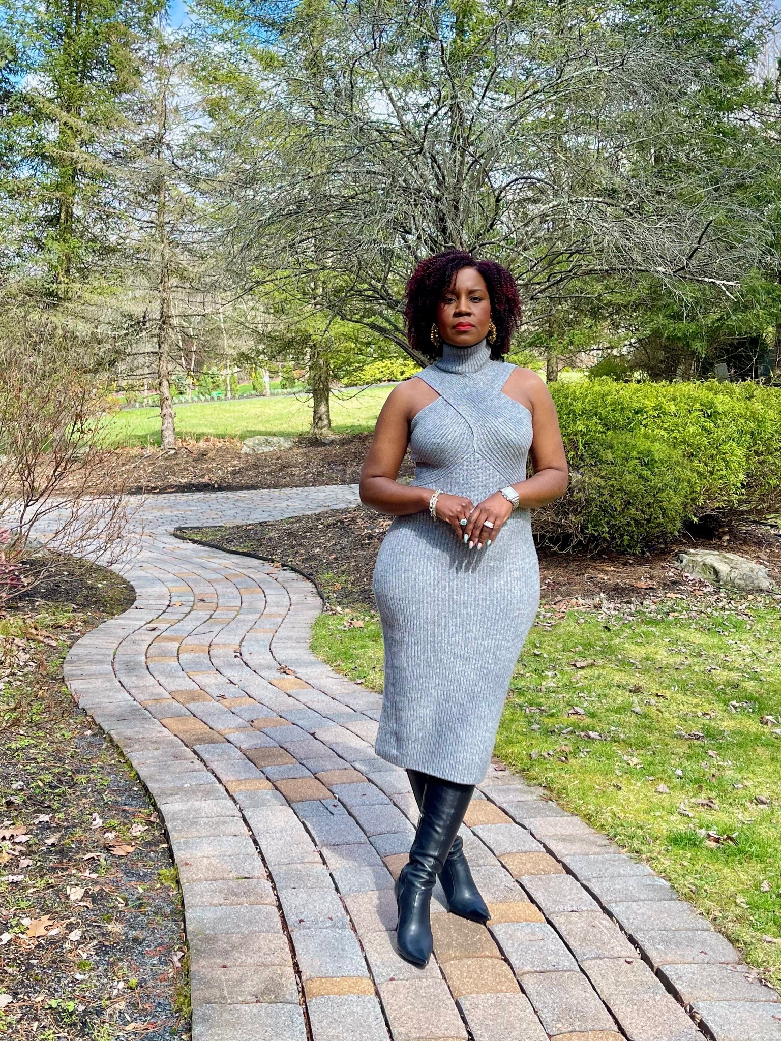 Sweater “Dress” weather and it’s under $30! 
I’m wearing a “Small"