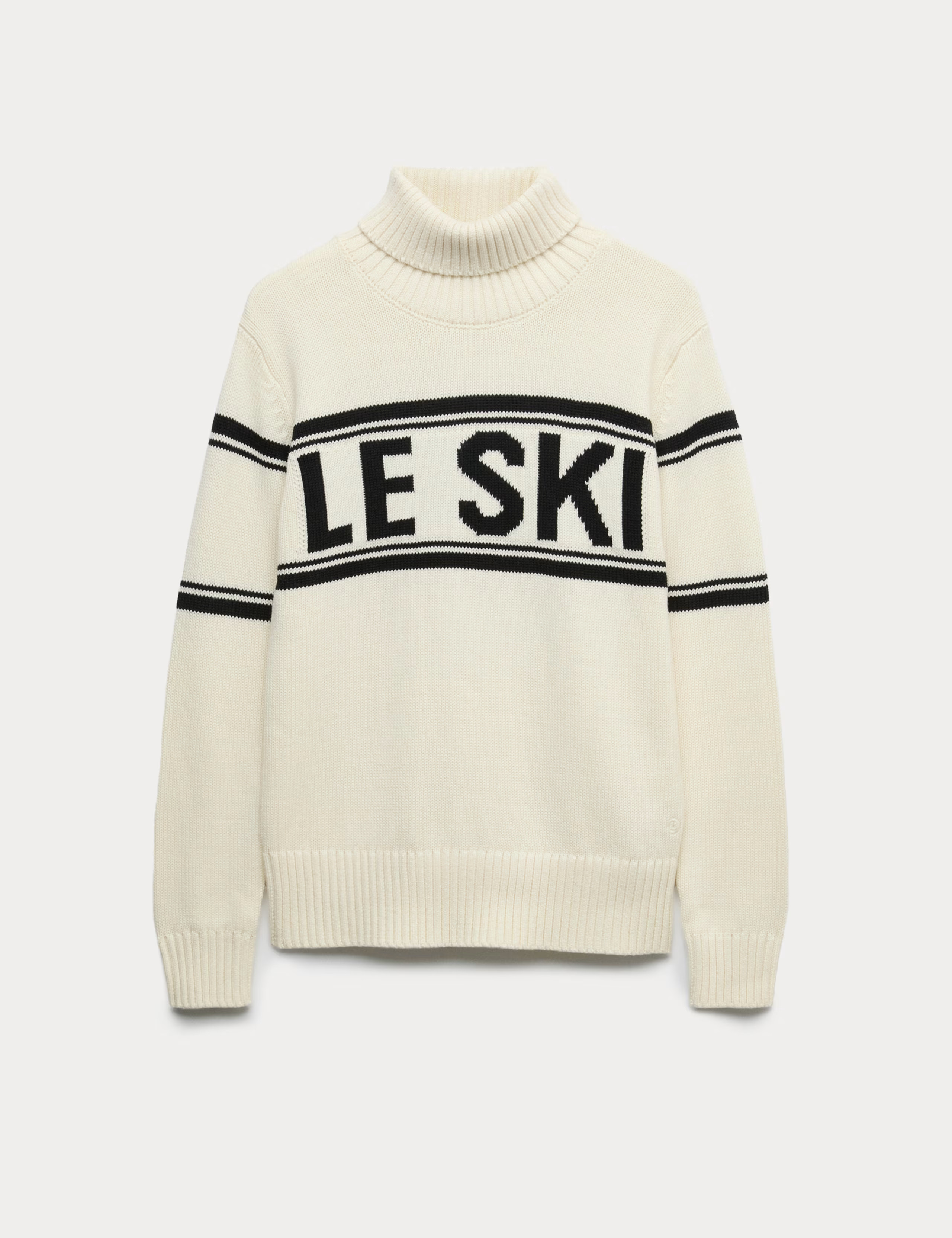 Cotton Rich Slogan Roll Neck Jumper | Goodmove | M&S | Marks & Spencer (UK)