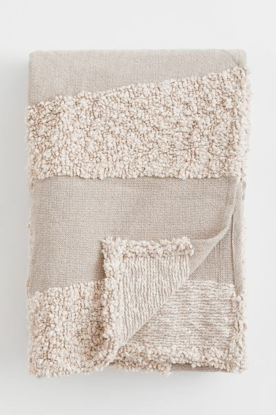 Getuftete Baumwolltagesdecke - Beige/Hellbeige - Home All | H&M AT | H&M (DE, AT, CH, NL, FI)