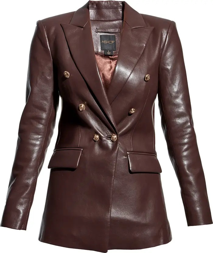 AS by DF Beck Recycled Leather Blazer | Nordstrom | Nordstrom