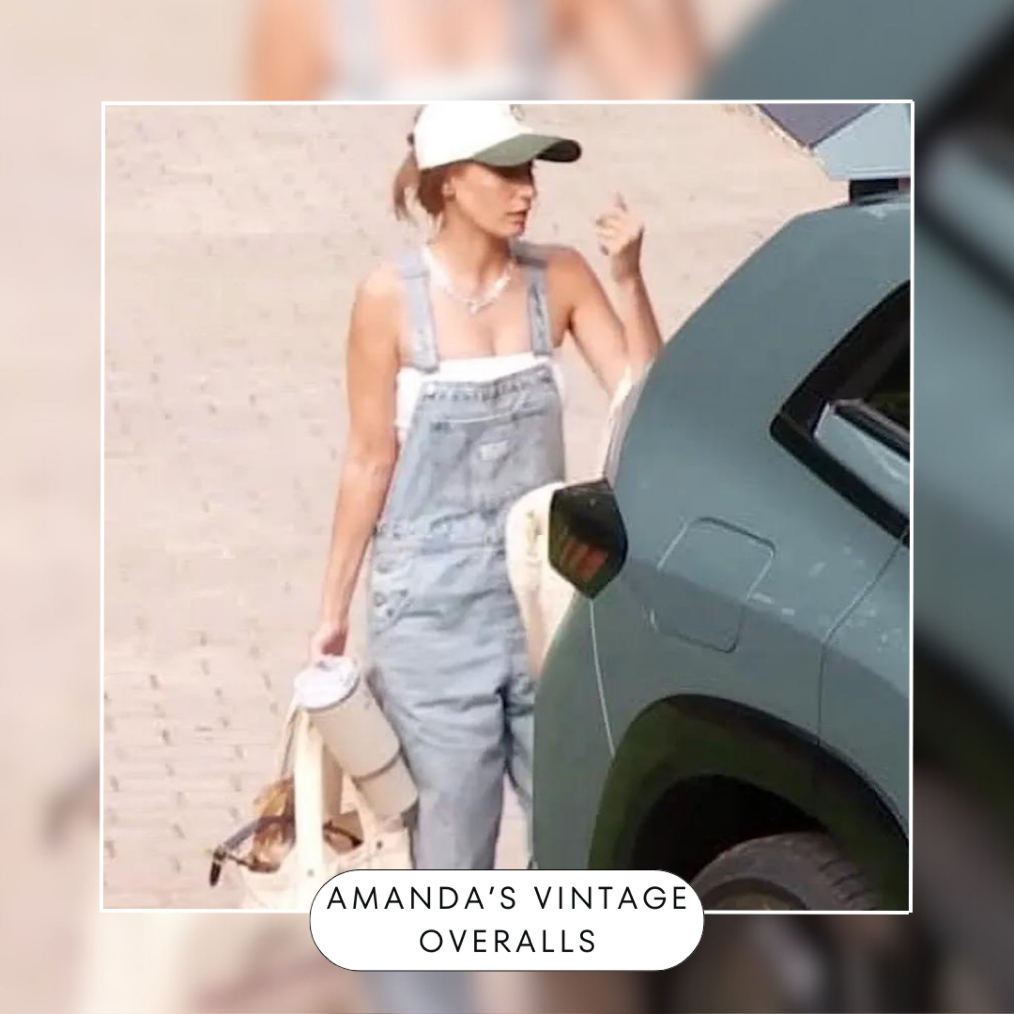 Shop Amanda Batula’s go-to vintage overalls at the link in my bio! 🔗