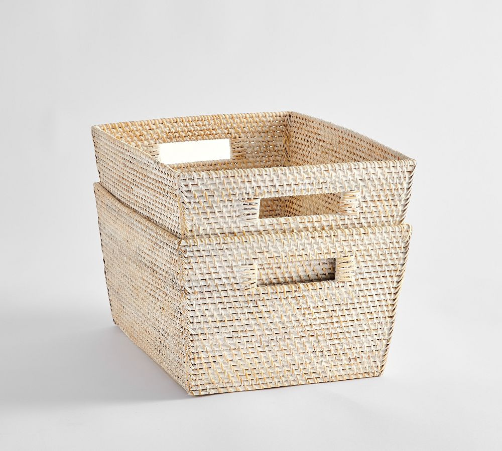 Tava Handwoven Utility Baskets | Pottery Barn (US)