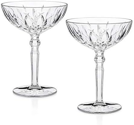 Chez Paree" 1933 Chicago Cocktail Coupe Glass 2-Piece Set (Nightclub Gift Box Collection) | Amazon (US)