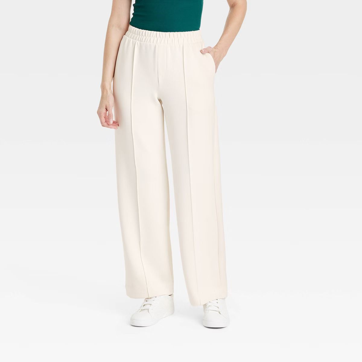 Women's High-Rise Straight Leg Pull-On Pants - A New Day™ | Target