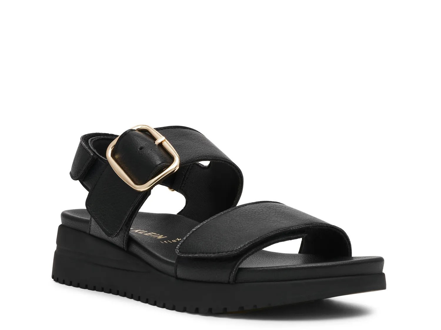 Anne Klein Evanti Sandal | Women's | Black | Size 9.5 | Sandals | Ankle Strap | DSW