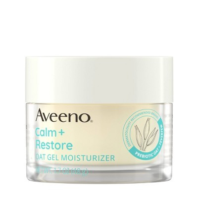 Aveeno Calm + Restore Facial Moisturizer for Sensitive Skin - Fragrance Free - 1.7 oz: Gel, Alcohol-Free, Noncomedogenic | Target
