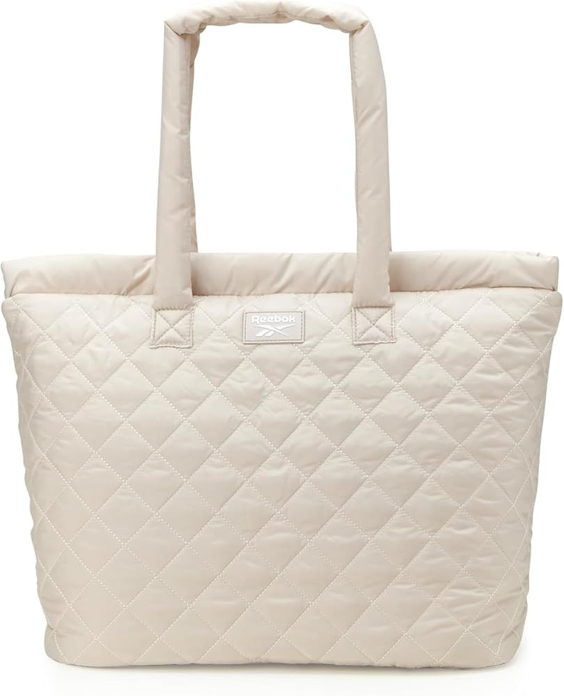 Reebok Women's Puffer Tote Bag – Lightweight Quilted Carry-All Tote Bag for Women - Casual Wome... | Amazon (US)
