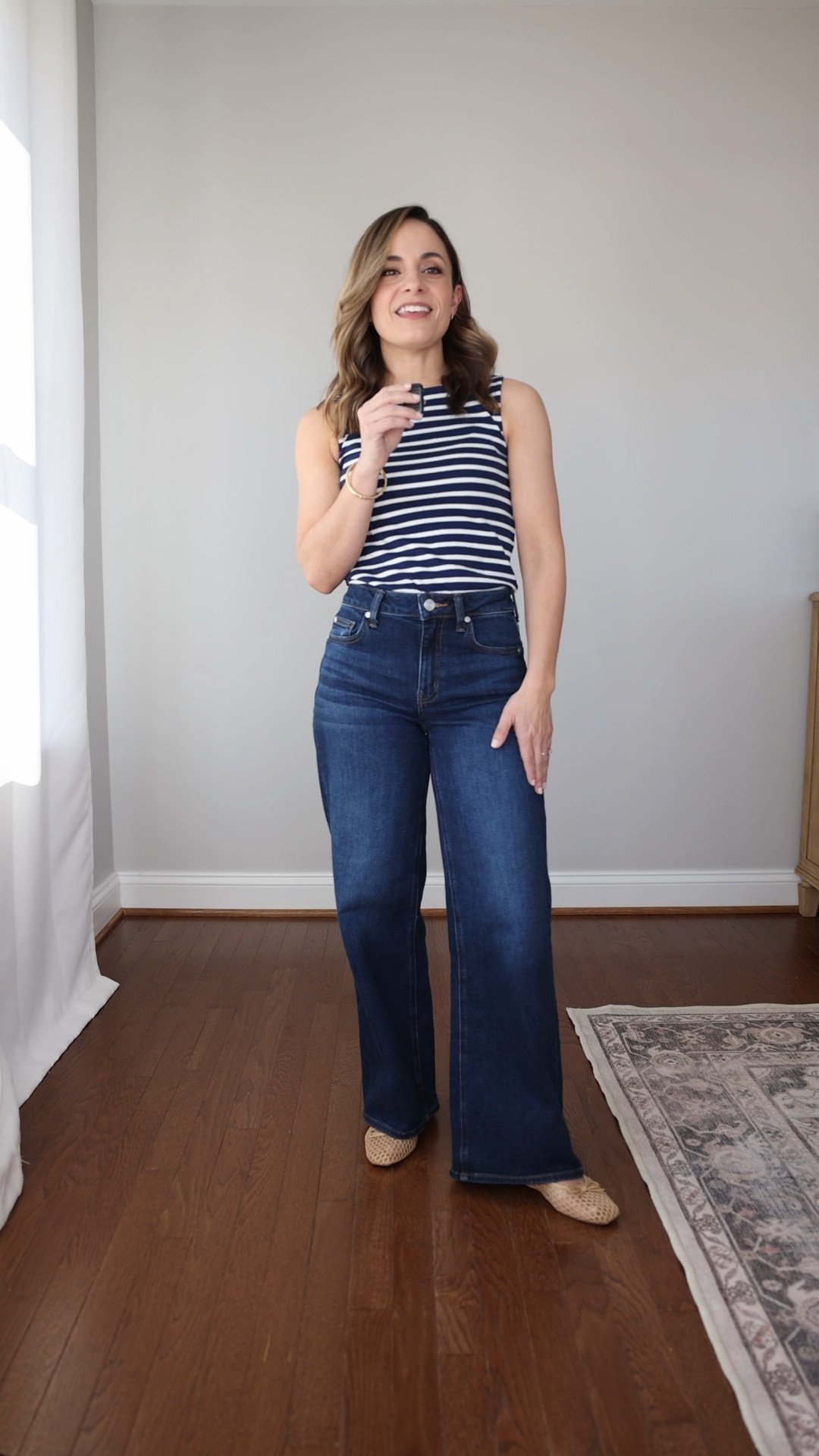 I put my favorite jeans from Quince to a wash and wear test, here is what I found. 

I originally noted their jeans to shrink in the wash over time, most of mine shrinking an inch. However, I wasn't washing them properly. For this test I washed them in cold water and tumble dried on low (According to the care tag). There was minimal shrinkage (under 1/2" with all three styles) and no notable shrinkage in overall fit or rise. 

They wear well, slight loosening but they don't lose shape or bag out. 

The Bella jeans are stated as having a 10.5” rise but I measured a 10” rise for most styles in a size 24.

Bella Wide: 24 x 28" in Midnight Blue (shrank 1/4")

Bella Relaxed Straight: 24 x 28" in Atlantic Blue (shrank 1/2")

Bella Relaxed Straight: 24 x 26" in Stormy Blue(shrank 1/2")

Bella Straight: 24 x 26" in Midnight Blue (shrank 1/2")

Tank Top (J.Crew Factory): XXS in both colors

Flats (J.Crew Factory): True to Size

My Sizing: I’m 4’10”, and my bust, waist, and hip measurements are 32″, 24″, and 36″. My ankle inseam is 25". 

 

#LTKPetite