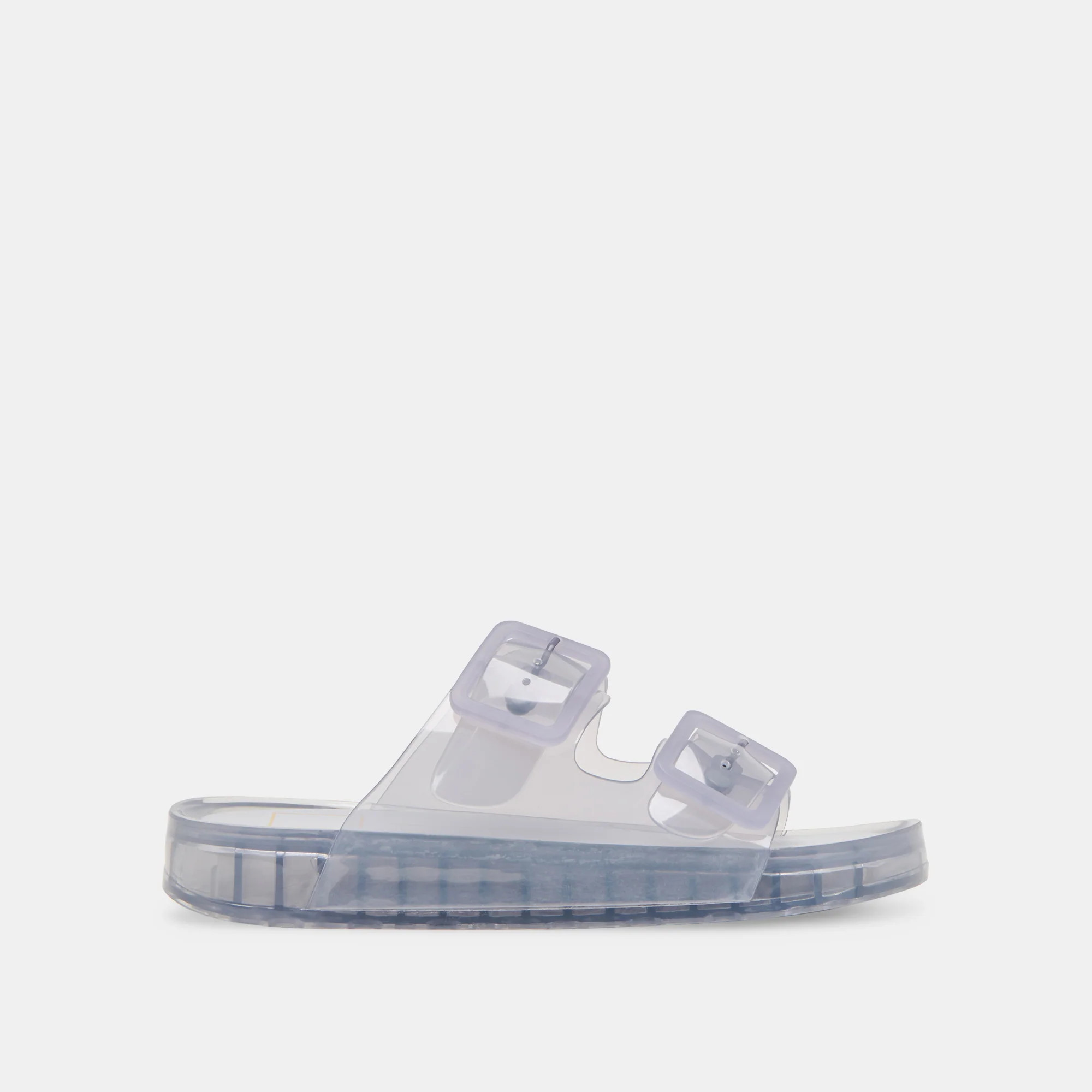 Julio Dusty Blue Vinyl Sandals | Dolce Vita | DolceVita.com