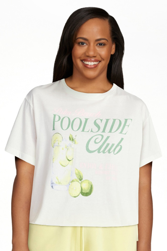 No Boundaries Boxy Cropped Graphic Tee, Women's XXS-XXL | Walmart (US)