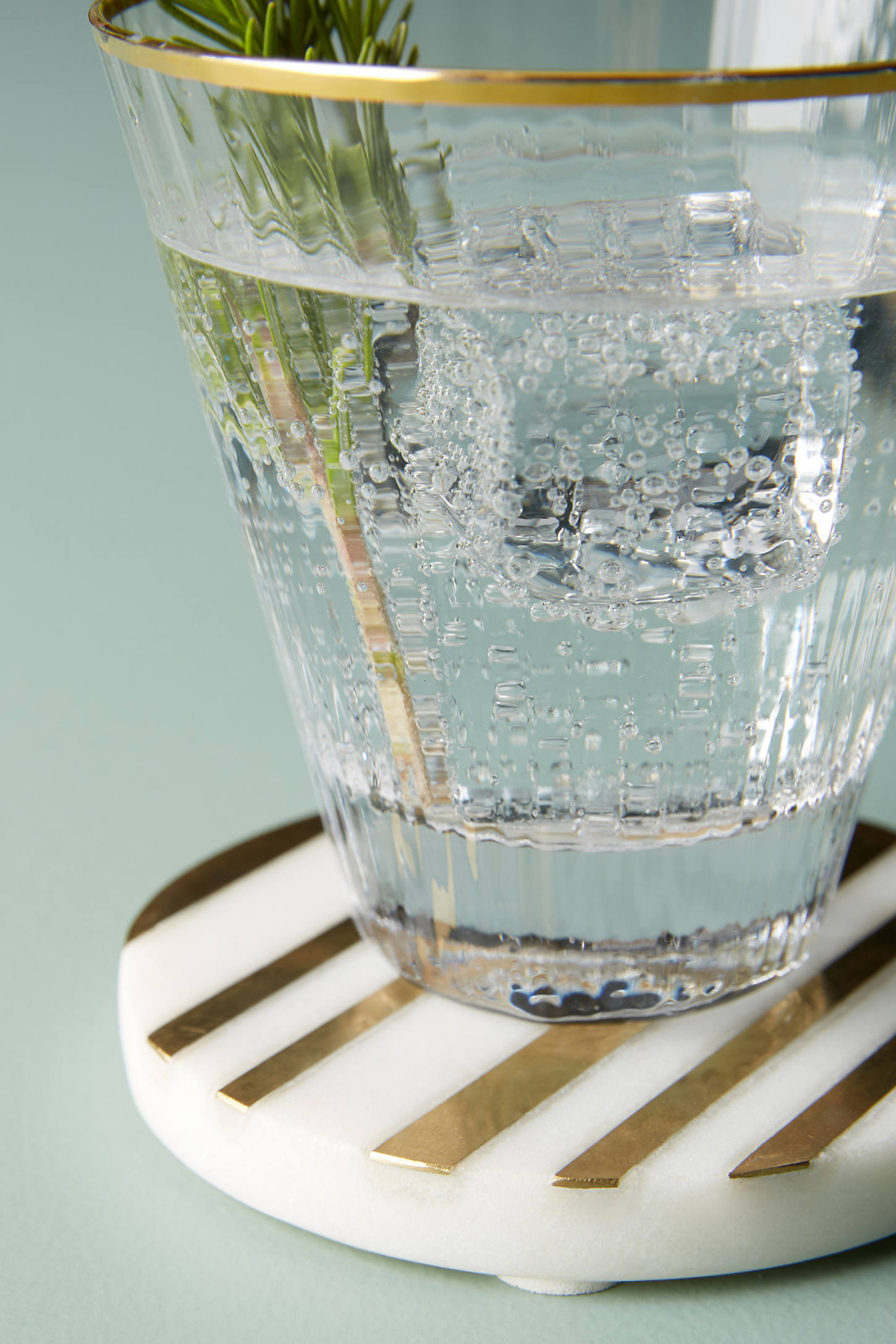 Brass Inlay Coaster | Anthropologie (US)