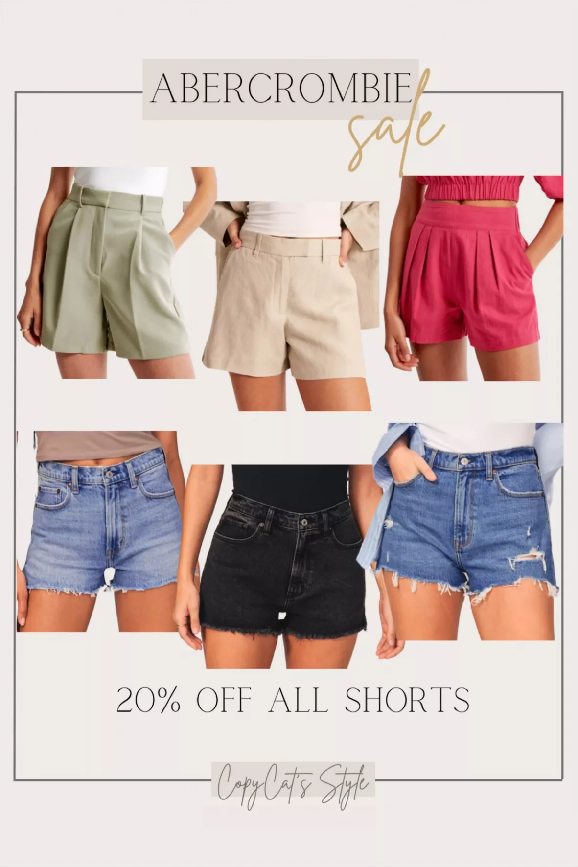 High-Waisted Poplin Pull-On Shorts … curated on LTK