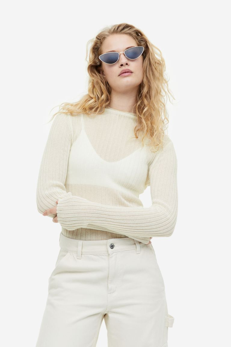 Rib-knit jumper | H&M (UK, MY, IN, SG, PH, TW, HK)