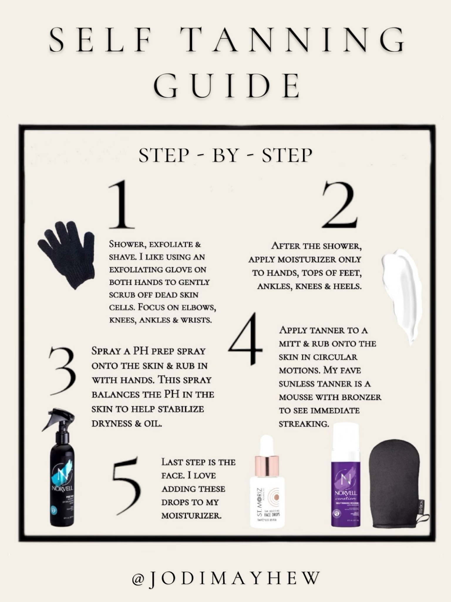 Sunless Tanning Guide 🖤...

#sunless #self #tanning #tanner #face #lotion #drops #mousse #foam #phprep #spray #tan #diy #products #gloves #mitt #how #to #guide #barrier #cream #bronzer #bronze #step #by #step #safe

#LTKBeauty #LTKFestival #LTKWedding