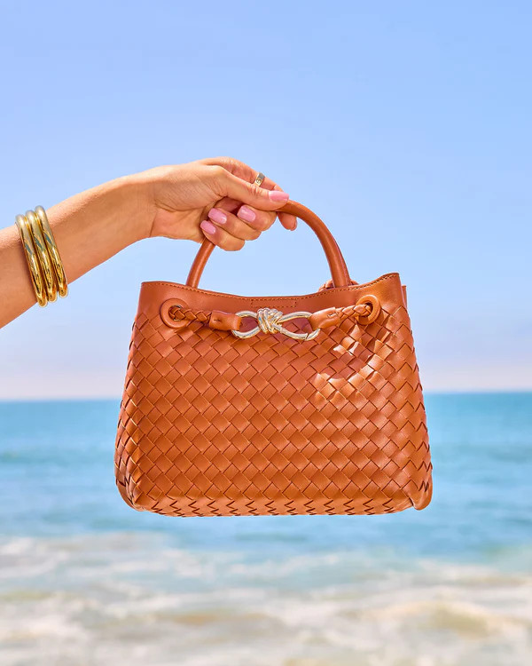Vita Woven Bow Detail Crossbody Bag | VICI
