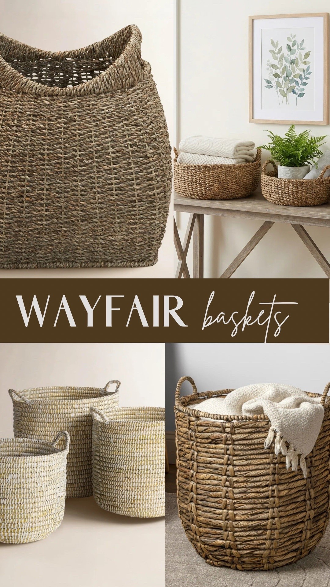 Wayfair’s- top trending baskets all on sale 🤎

#LTKHome #LTKSaleAlert