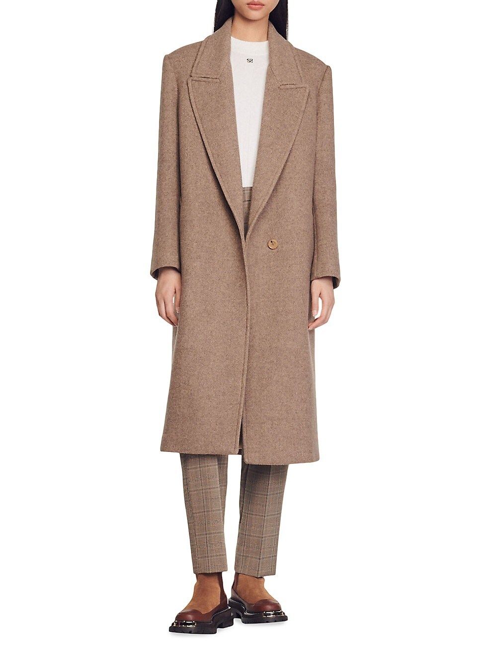 Falcone Long Wool Coat | Saks Fifth Avenue