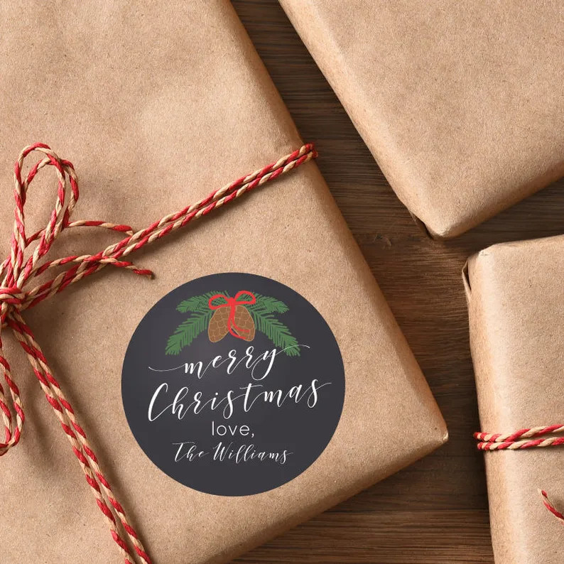 Christmas Gift Stickers Christmas Labels Holiday Gift Tags | Etsy | Etsy (US)