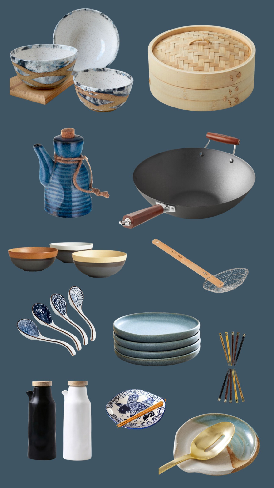 Unlocking the secrets of Asian cuisine with these essential tools! 🥢 From wok wonders to the perfect pour, these spoons, cruets, bowls, and chopsticks are my culinary companions. Let's stir-fry, drizzle, and savor our way through flavors! 🍜🥢 

#LTKhome #LTKAsia #LTKunder50