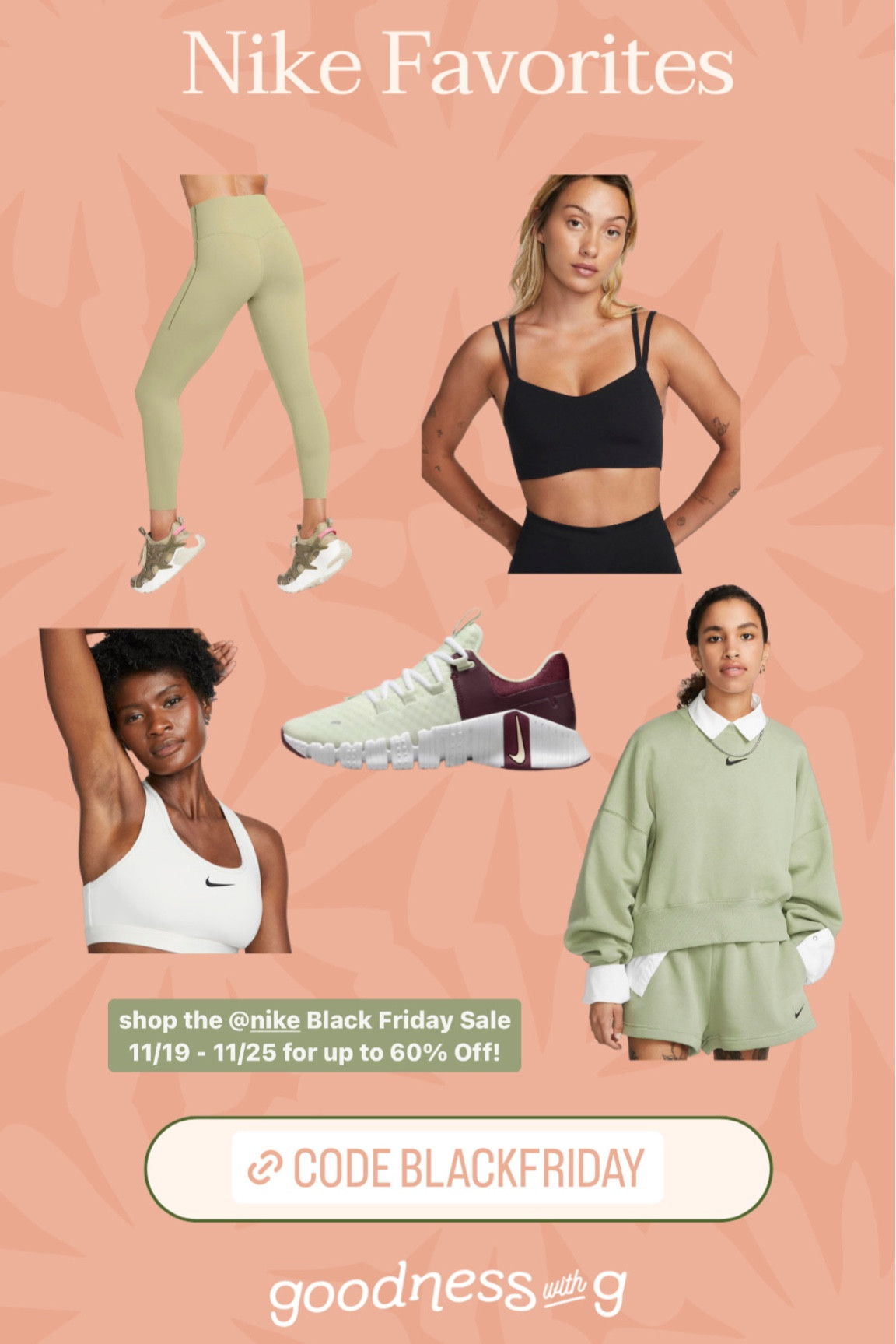 Some of my favorite @nike staples - on sale now! #FeelYourAll #TeamNike 