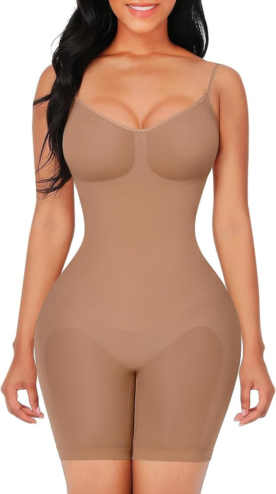 FeelinGirl Shapewear Bodysuit Tummy Control Seamless Sculpting Butt Lifter Body Shaper for Women | Amazon (US)