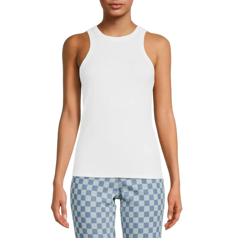 No Boundaries Junior's High Neck Tank Top | Walmart (US)