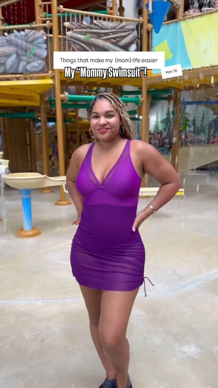 I struggled throughout the years, going to beaches, pools or water parks with my children and around other kids because I like to make sure I’m not showing too much skin. Especially with the curvy body, I just felt like I never had the perfect mom swimsuit until now! 🙌🏽

Things that make my (mom) life easier| part 16. My “mommy bathing suit”!! 😍

I love the fact that it comes completely attached as a one piece, including the cover-up!! no worrying about losing the cover-up or having to constantly tie it. 🔥😎

It’s also padded in the top area and you can change the desired length. By the way, it comes in like 26 different colors!!!!! Now I need to order more before they sell out! ☀️

Comment MOMSWIM below to receive a DM with the🔗 to shop this post on my LTK ⬇ https://liketk.it/5ePwy

#momlife #momfind #moms #momblogger #summer #summerfashion # summerfun #waterpark