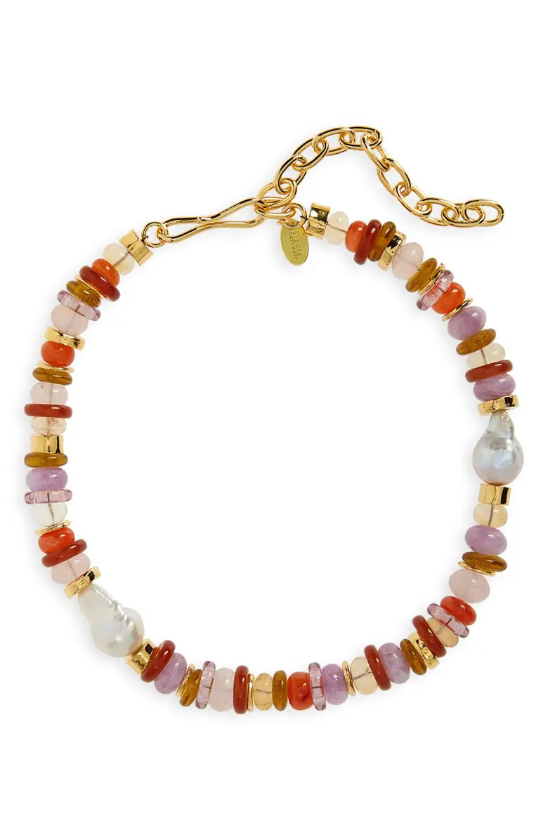 Lizzie Fortunato Desert Pearl Beaded Necklace | Nordstrom | Nordstrom