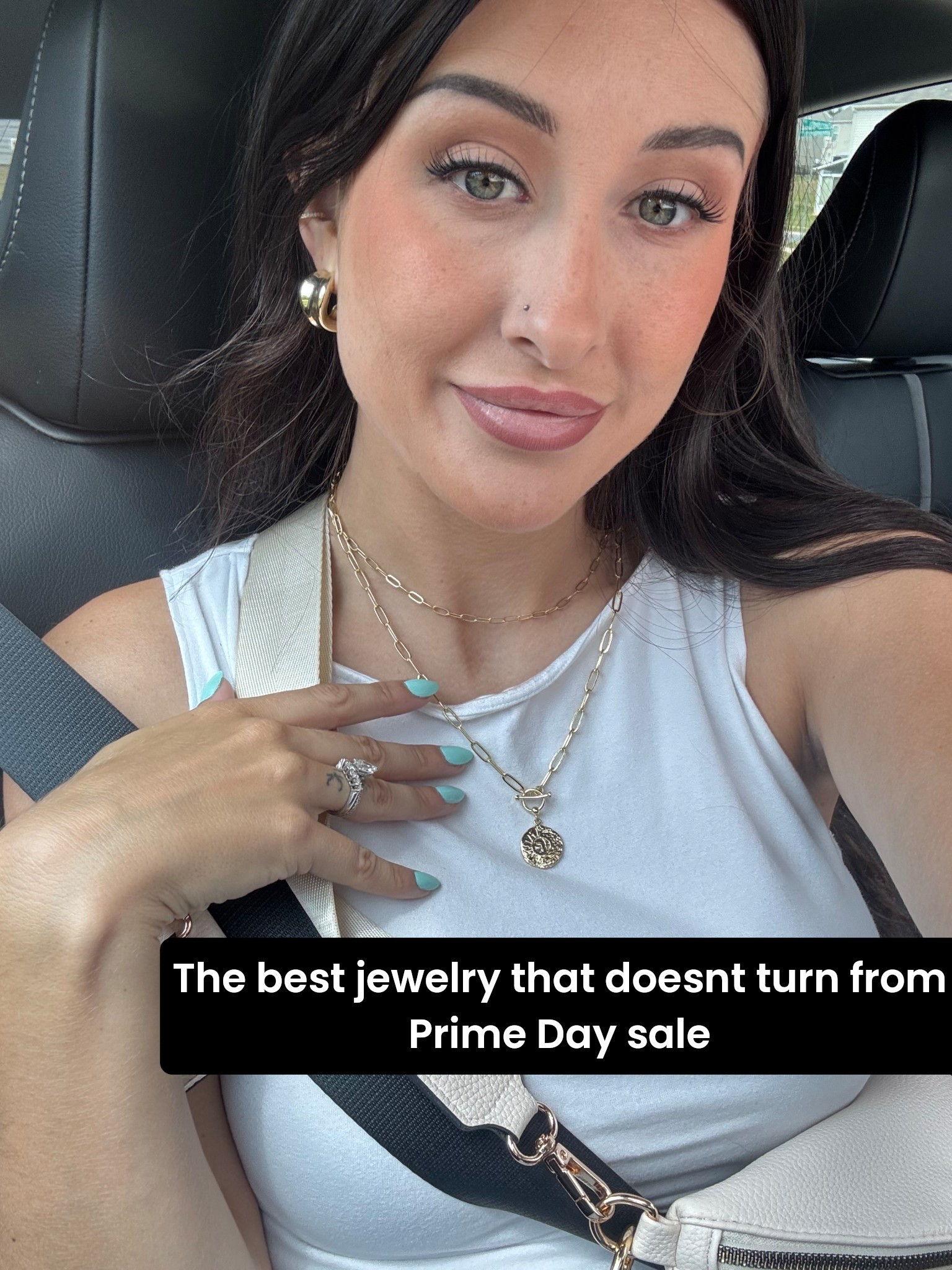 Love layering these pieces! Such a great deal and they don’t turn colors. #amazonfinds #primeday #primedaydeals 

#LTKFindsUnder50 #LTKStyleTip #LTKSaleAlert