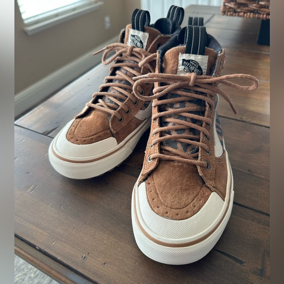 Vans Sk8-Hi MTE-2 Chipmunk/Leopard Womens Skate Shoes | Poshmark