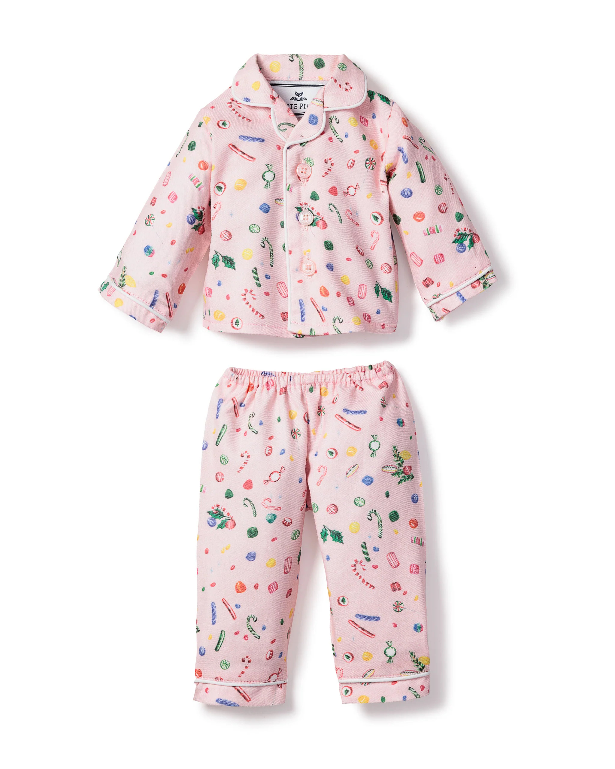 Doll Twill Cotton Pajamas in Vintage Sweets | Petite Plume