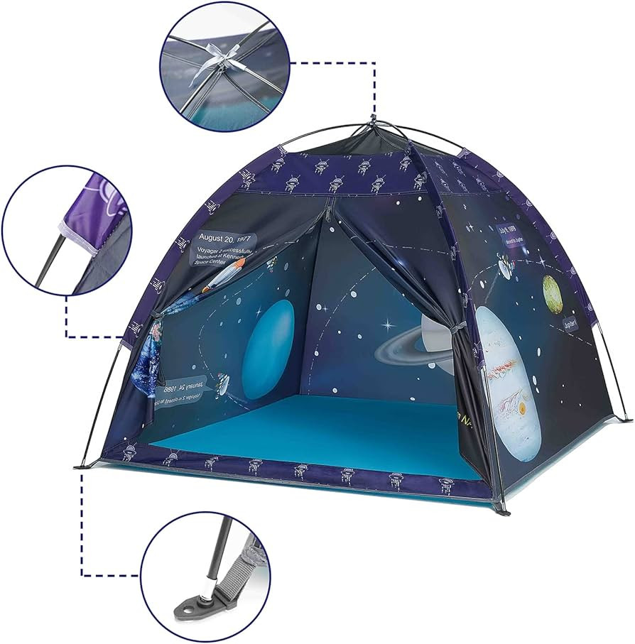 alprang Space World Play Tent Galaxy Dome Playhouse for Boys and Girls Imaginative Play-Astronaut... | Amazon (US)
