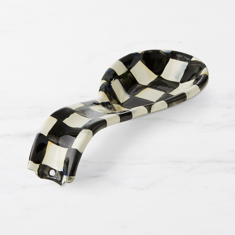 MacKenzie-Childs Courtly Check Spoon Rest | Williams-Sonoma