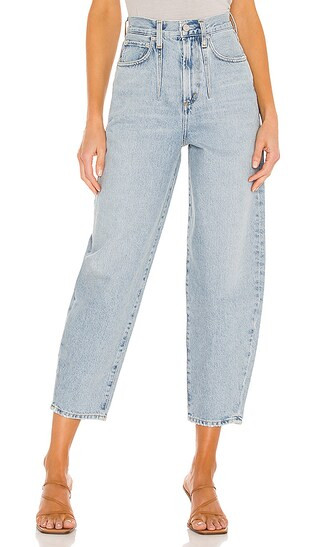 Balloon Dart Ultra High Rise Curved Taper in Mainstream | Revolve Clothing (Global)