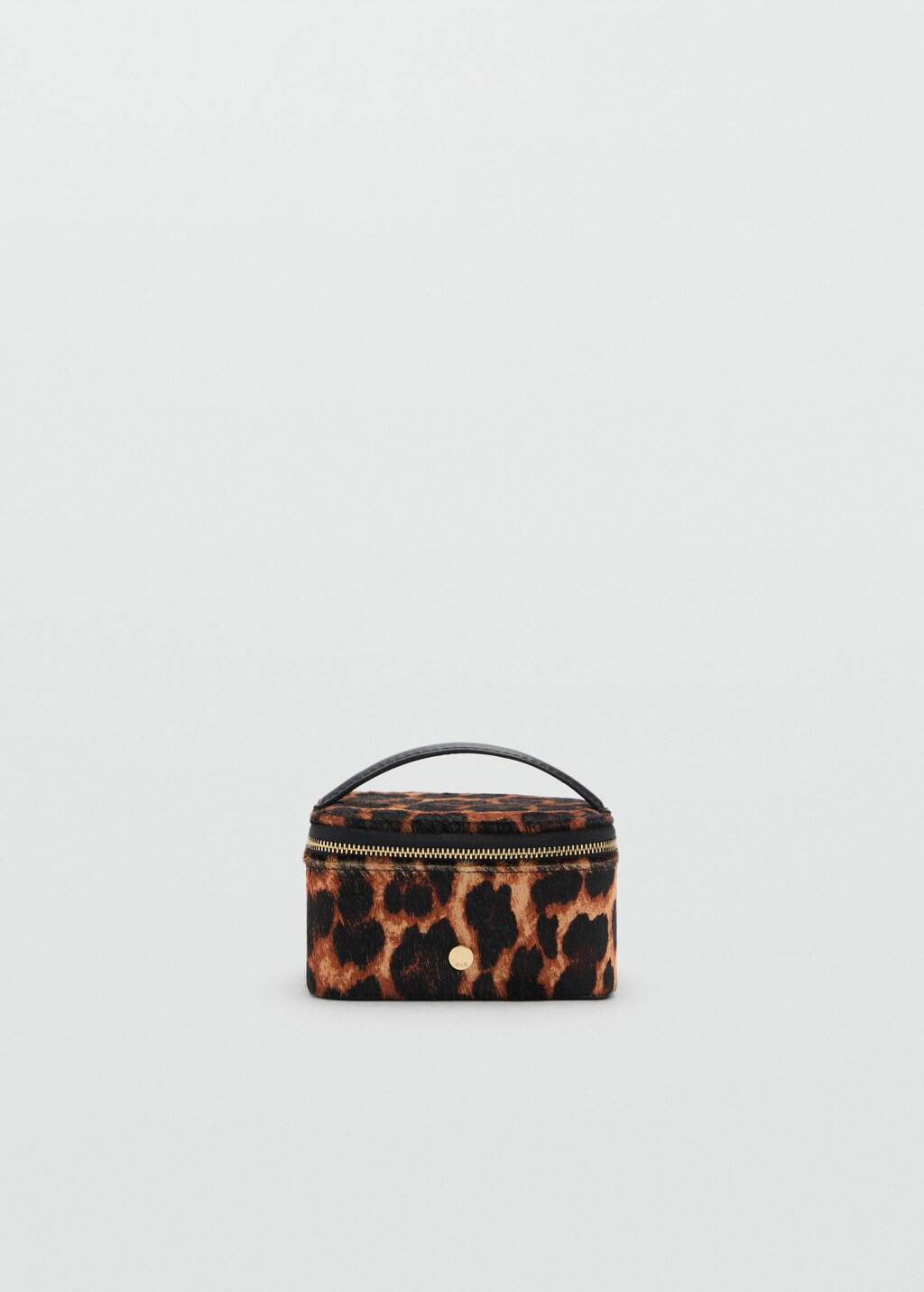 Leopard-print cosmetic bag - Women | MANGO USA | Mango (US/MX/AU)