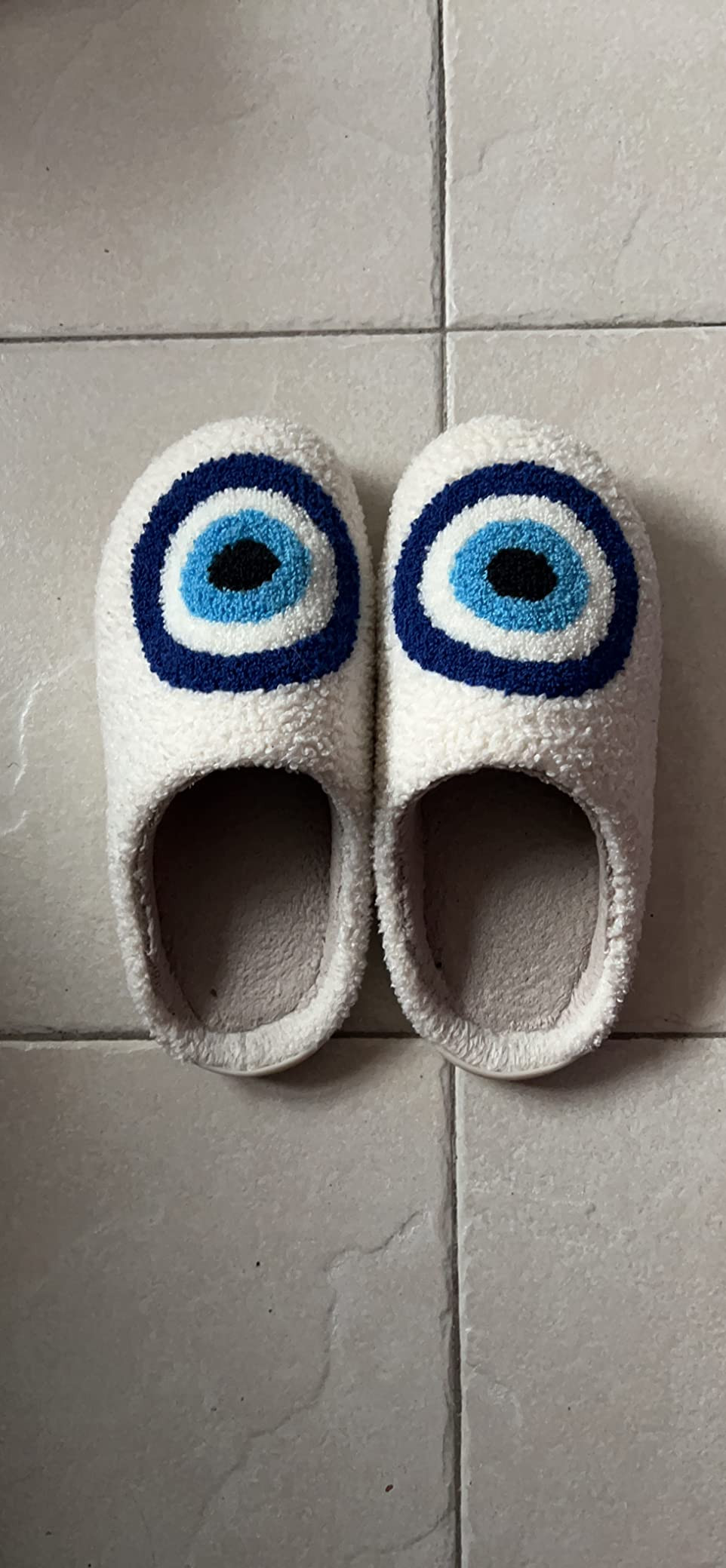 Evil Eyes Slippers For Women Strawberry Slippers Memory Foam Cowboy Cowgirl Hat And Boot Slippers... | Amazon (US)