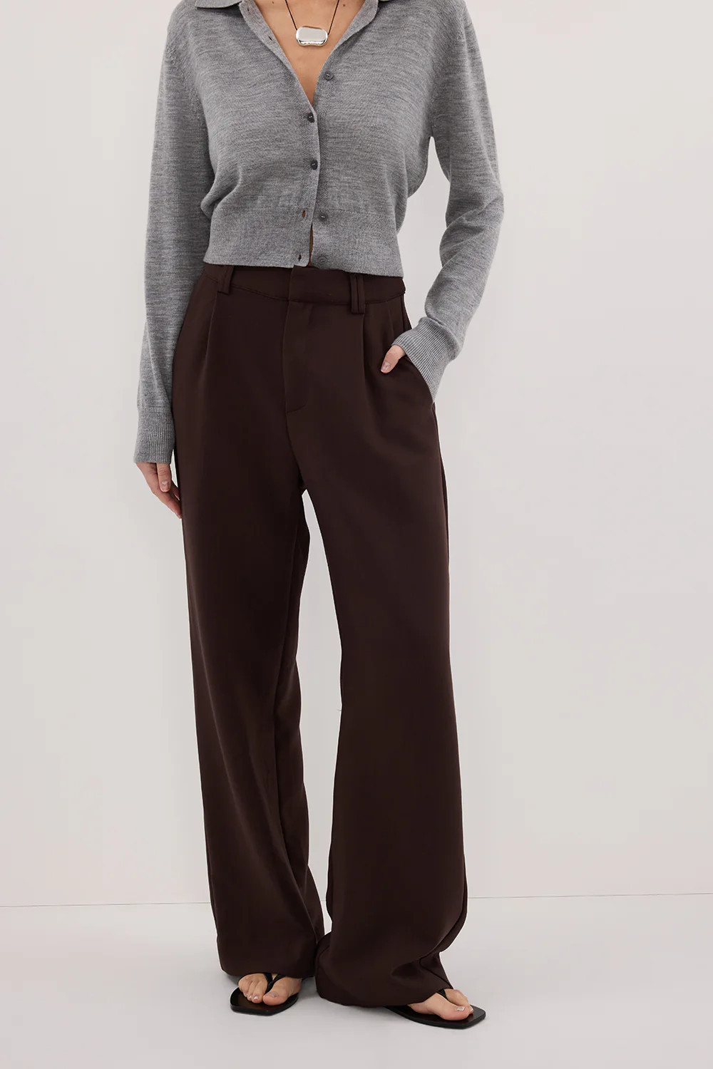 ELLE DARK CHOCOLATE PANT | DISSH