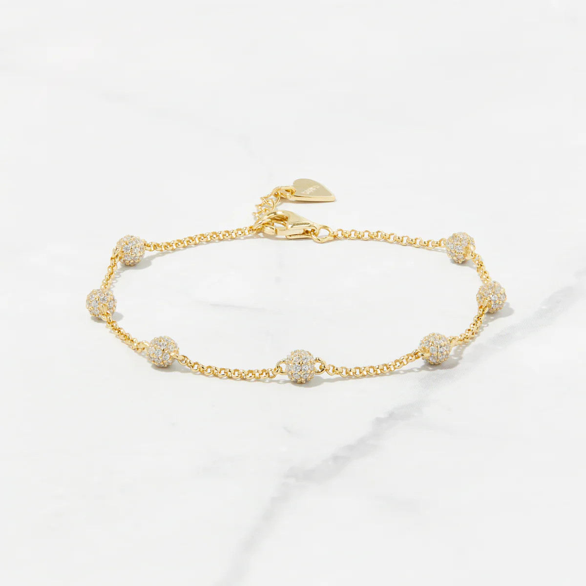 Pave Beaded Bracelet | Sami Jewels
