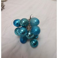 Vintage Christmas Glass Ornaments On A Wire Blue #2233 | Etsy (US)