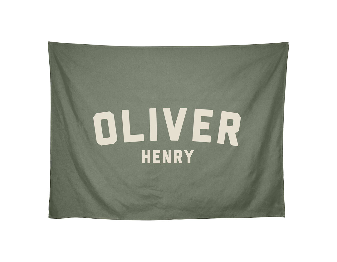 Custom Name Banner, Personalized Banner Flag, Custom Name Sign, Tapestry, Camp Flag, Nursery, Kid... | Etsy (US)