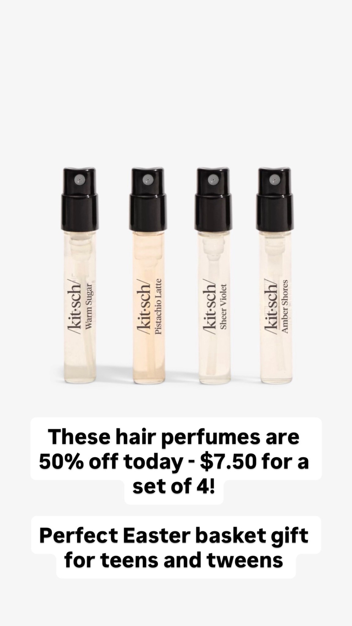 This set is 50% off today and only and  is perfect for Easter baskets! 