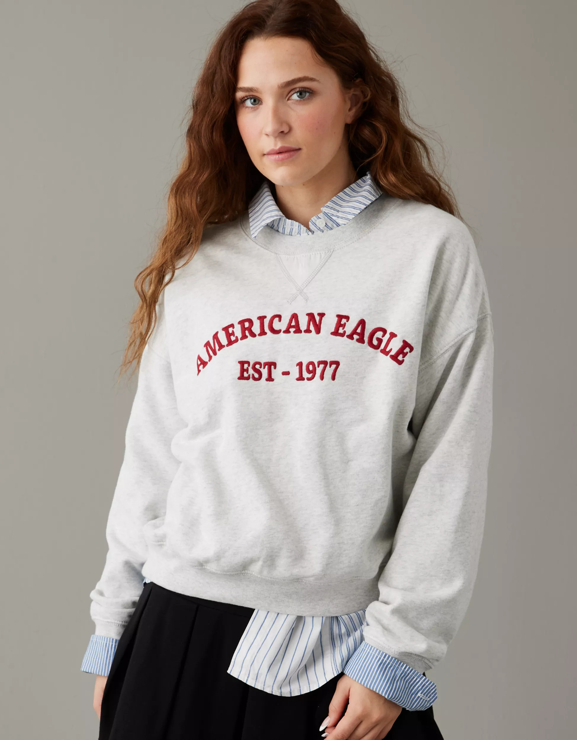 AE Funday Graphic Sweatshirt | American Eagle Outfitters (US & CA)
