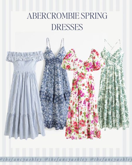 Loving these midi dresses from Abercrombie for spring! 

#LTKfindsunder100 #LTKSeasonal #LTKstyletip